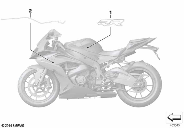 51148551918 - : Lettering, Fuel Tank, Right for BMW-Motorrad Image
