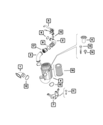 68134428AA - Fuel: Spacer for Mopar Image image