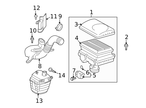 Air Intake for 2005 Toyota Prius #0