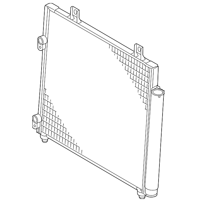 2017-2024 Mitsubishi Condenser 7812A339 | Mitsubishi Parts