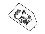 7813A524 - : Compressor Assembly for Mitsubishi: Mirage, Mirage G4 Image
