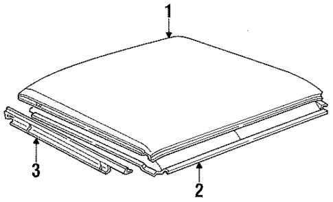 Roof & Components for 1993 Ford F-250 #1