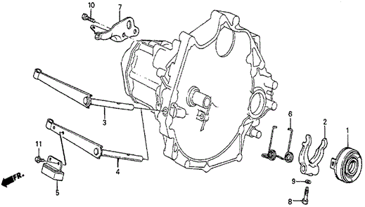 MT Clutch Release for 1987 Honda Prelude #0