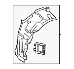 2956900403 - : Ft Fender Liner for Mercedes-Benz Image