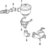 25043488 - Engine: Air Cleaner for Pontiac: Fiero Image