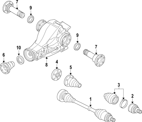 Axle Shafts & Joints for 2013 Audi allroad #0