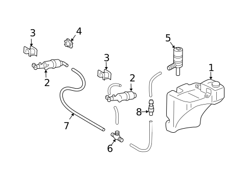 Washer Components for 2000 Audi A6 Quattro #0