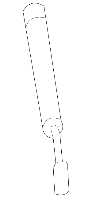15029087 - Body: Driver Side Liftgate Window Strut for GM Image