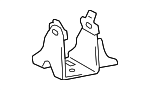 123250T370 - Engine: Side Mount Bracket for Toyota: Corolla Image