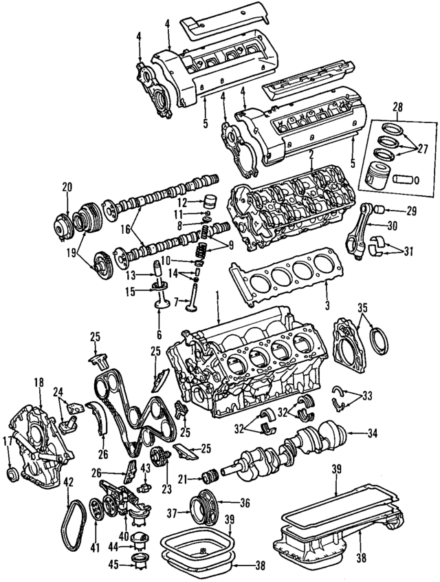 1190104421 - Engine: Cylinder Head for Mercedes-Benz Image