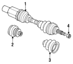 4798095 - Suspension: Axle Assembly for Chrysler: Concorde, LHS, New Yorker | Dodge: Intrepid Image