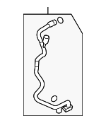 95882074450 - HVAC: Center Press Tube for Porsche: Cayenne Image