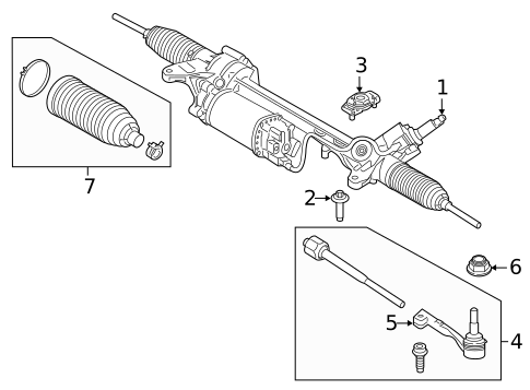 Steering Gear & Linkage for 2018 BMW 540d xDrive #3