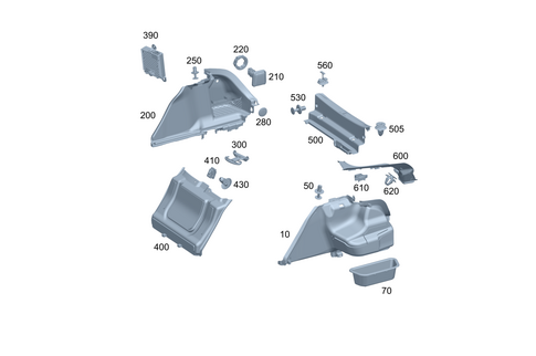 Trunk Lining for 2025 Mercedes-Benz Maybach S580 #0