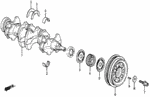 90402PB2000 - Engine: WASHER (12X30X4.5) for Honda Image image