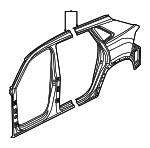 3CM809605 - Body: Uniside Panel for Volkswagen: Atlas Cross Sport Image