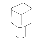 95551164500 - : Hood Release Cable Clip for Porsche: Cayenne, Macan, Taycan Image