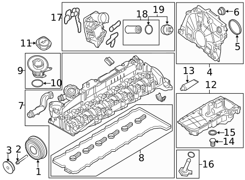 Gaskets & Sealing Systems for 2014 BMW 535d xDrive #0