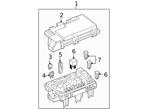 Electrical Components for 2006 Buick Terraza #0