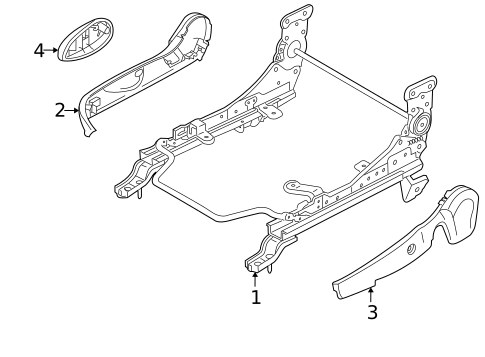 Tracks & Components for 2004 Mazda 3 #1