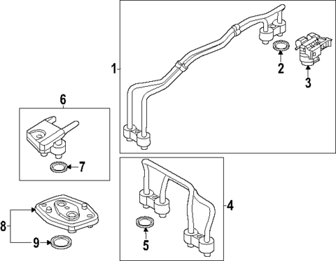 Condenser, Compressor & Lines for 2023 BMW XM #2