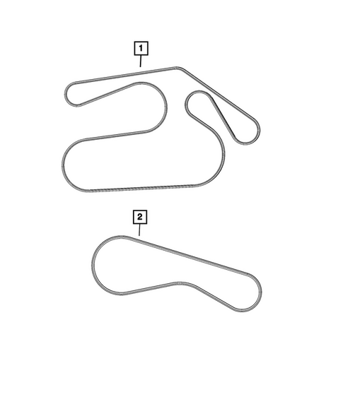 Drive Belts for 2027 Chrysler Pacifica #0