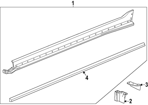Exterior Trim - Pillars for 2025 Chevrolet Equinox #0