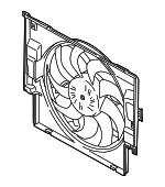 17428666819 - Cooling System: Fan Assembly for BMW Image