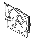 17428477382 - Cooling System: Fan Shroud for BMW Image