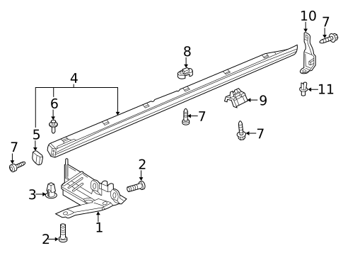 Exterior Trim - Pillars for 2012 Volkswagen Passat #0