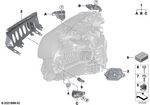 63119851054 - Lighting: Repair Kit, Right Headlight for BMW Image