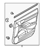 83503SNAA23ZC - : Door Trim Panel for Honda: Civic Image