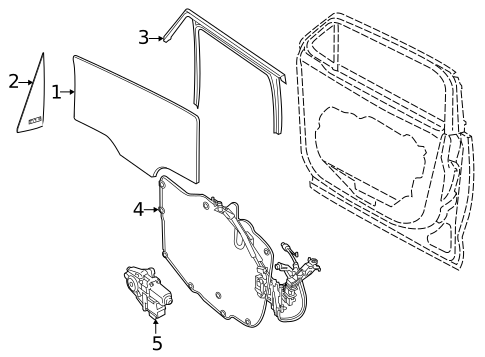 Front Door for 2015 Jeep Renegade #1