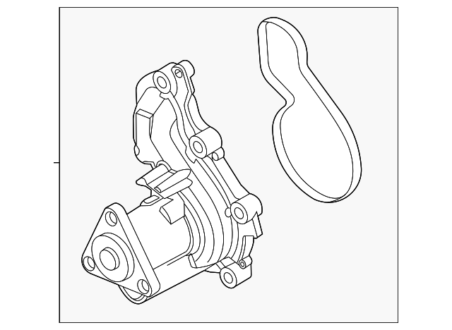 PW-686 - Pump Assembly Water - 2020-2025 Ford | Eastgate