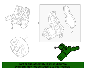 2020-2026 Ford Engine Coolant Outlet Flange GN1Z-8K556-C | OEM Parts Online