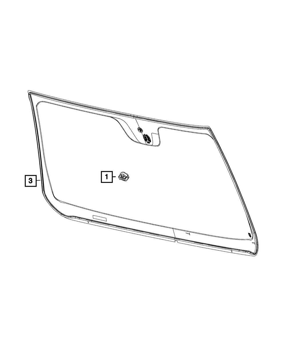 Rain Sensor - Mopar (68298468AA)