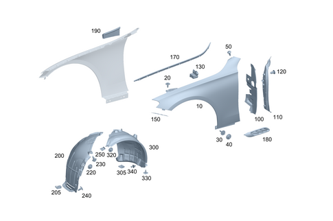 Front Fender/Wheel Well Cover for 2024 Mercedes-Benz E350 #0