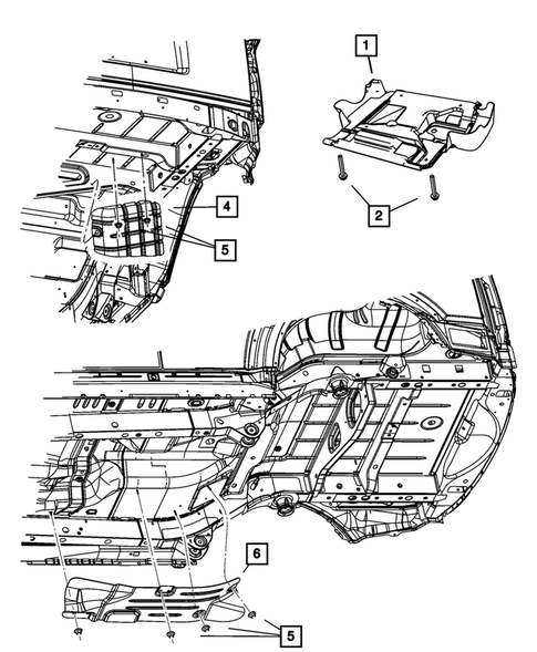 Floor Pans for 2007 Dodge Nitro #2
