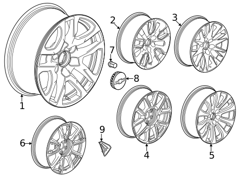 Wheels for 2022 Chevrolet Suburban #0