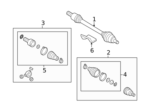 Axle Shafts & Joints for 2012 Volkswagen Jetta #2