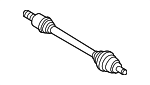 1K0407272EB - Front Drive Axle: Cv Axle Assembly for Volkswagen Image