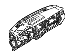 EC3Z2504320DA - Body: Instrument Panel for Ford: F-250 Super Duty, F-350 Super Duty, F-450 Super Duty Image