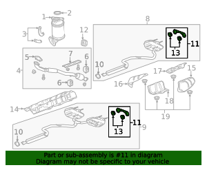 Exhaust Hanger with Insulators 23380570 | OEM Parts Online