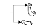 12653033 - Exhaust: Catalytic Converter Brace for GM Image