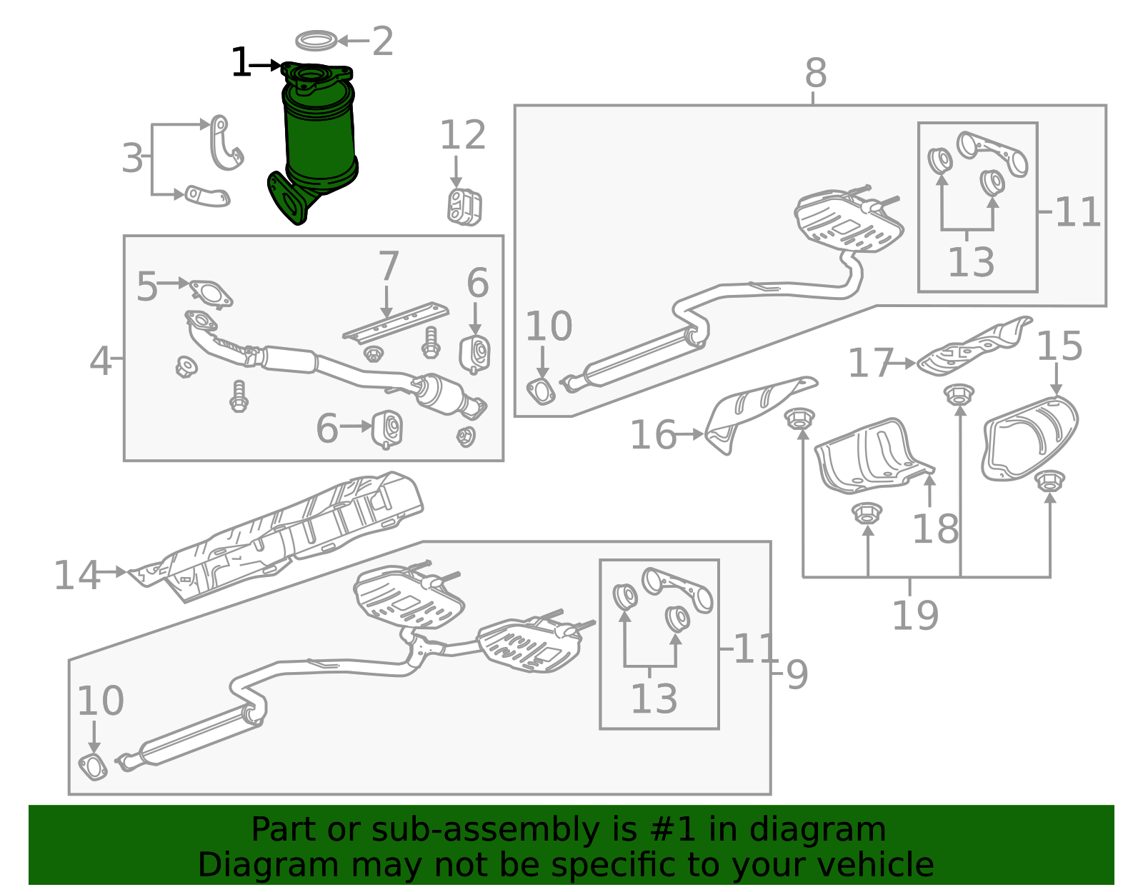 Catalytic Converter - OEM Emission Reduction for GM | AutoNation Parts