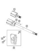 68325740AA - Front Wheel Drive; Diff and Drive Line: Drive Shaft Center Bearing Bracket for Mopar Image
