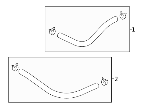 Trans Oil Cooler Lines for 2015 Hyundai Sonata #0