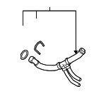 ML3Z8286L - Belts &amp; Cooling: Radiator Coolant Hose for Ford Image