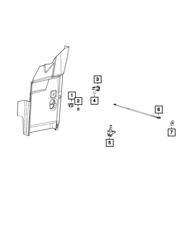 5KX15TX7AB - : Led Bezel for Mopar Image