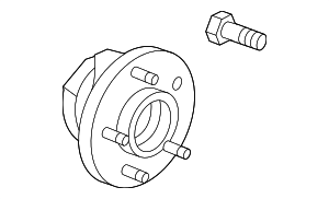 13526966 - Driveline &amp; Axles: Wheel Hub and Bearing Assembly for GM Image